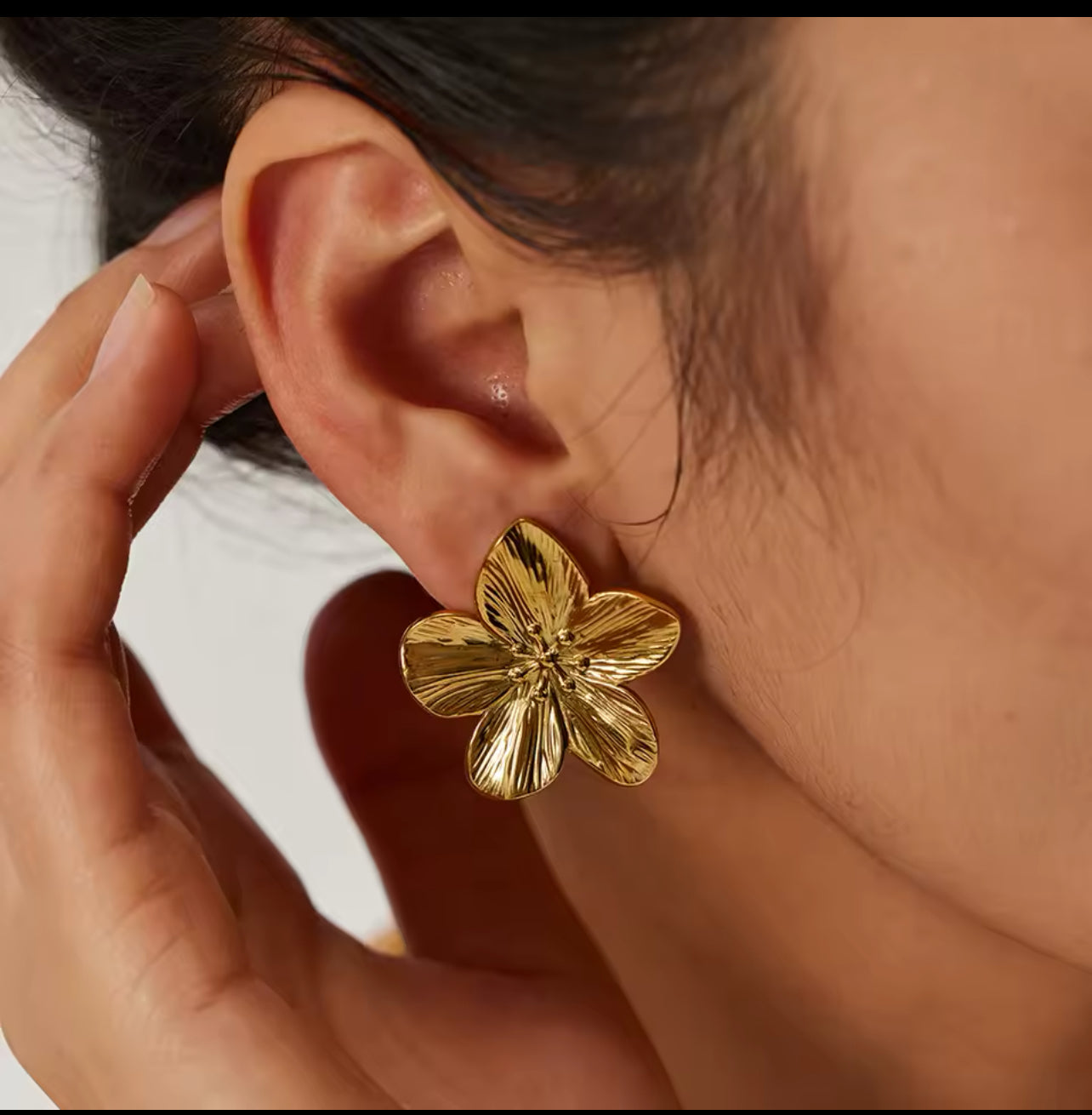 Boucle d'oreille Marguerite